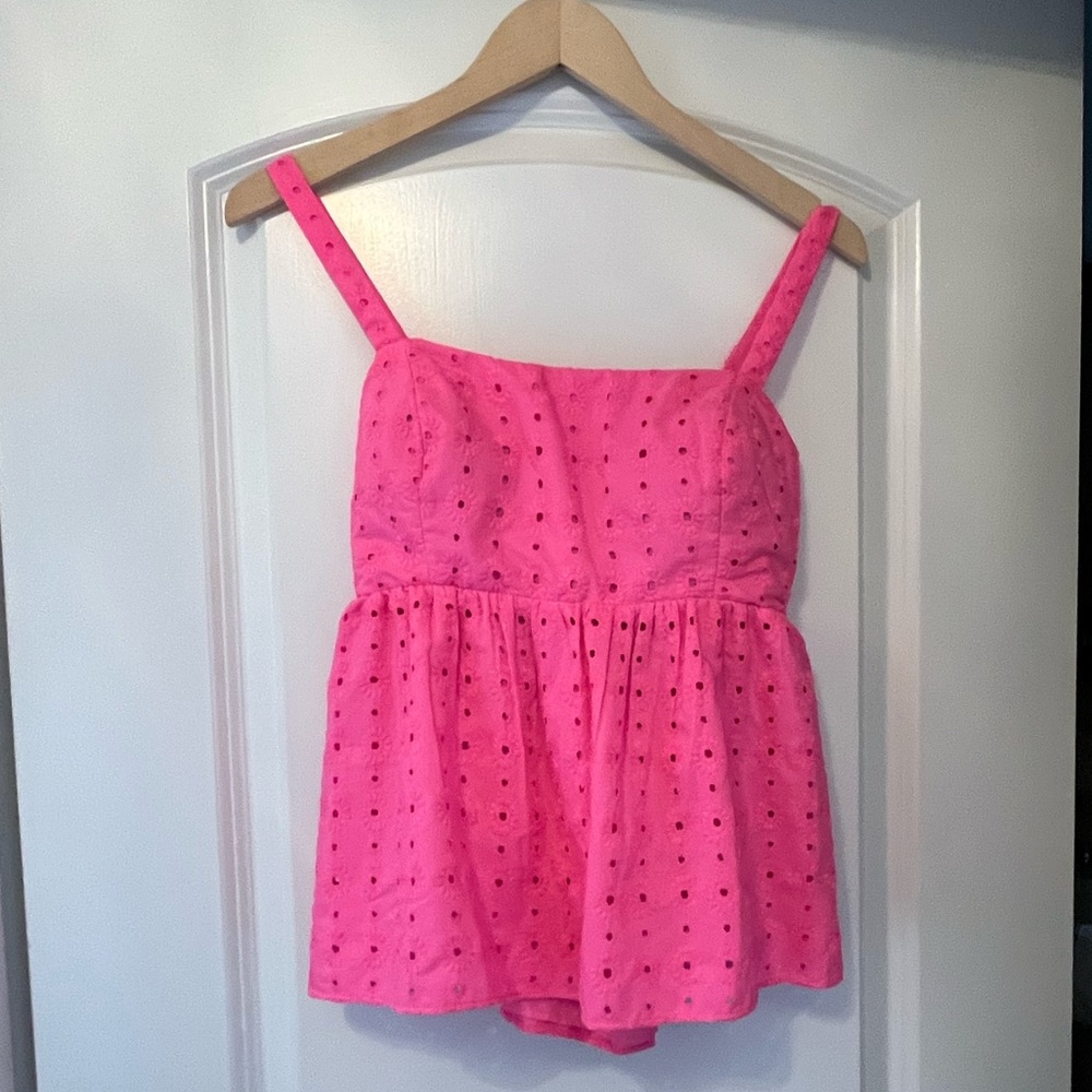 NWT Lily Pulitzer Michela eyelet cami